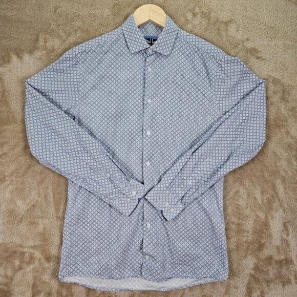Soul Of London Dress Shirt Men's Size 15 Multicolor Long Sleeve Preppy - Picture 1 of 10